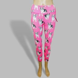 EVCR ACTIVE WEAR FRENCH BULL DOG LEGGING PANTS🐶